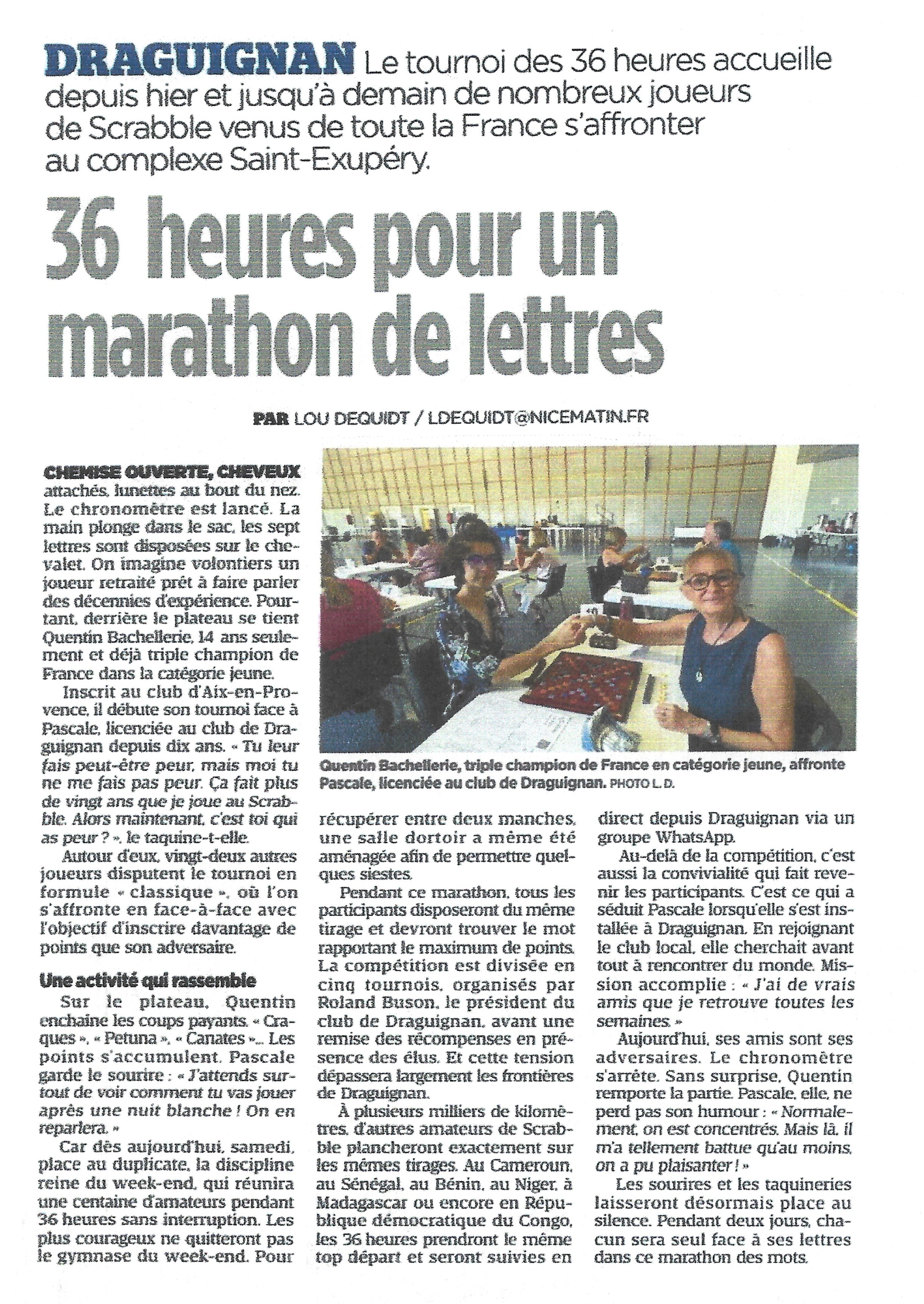Joyeux anniversaire aux 36 heures de Draguignan